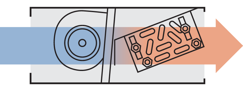 Horizontal Fan Coil Mounting Configuration